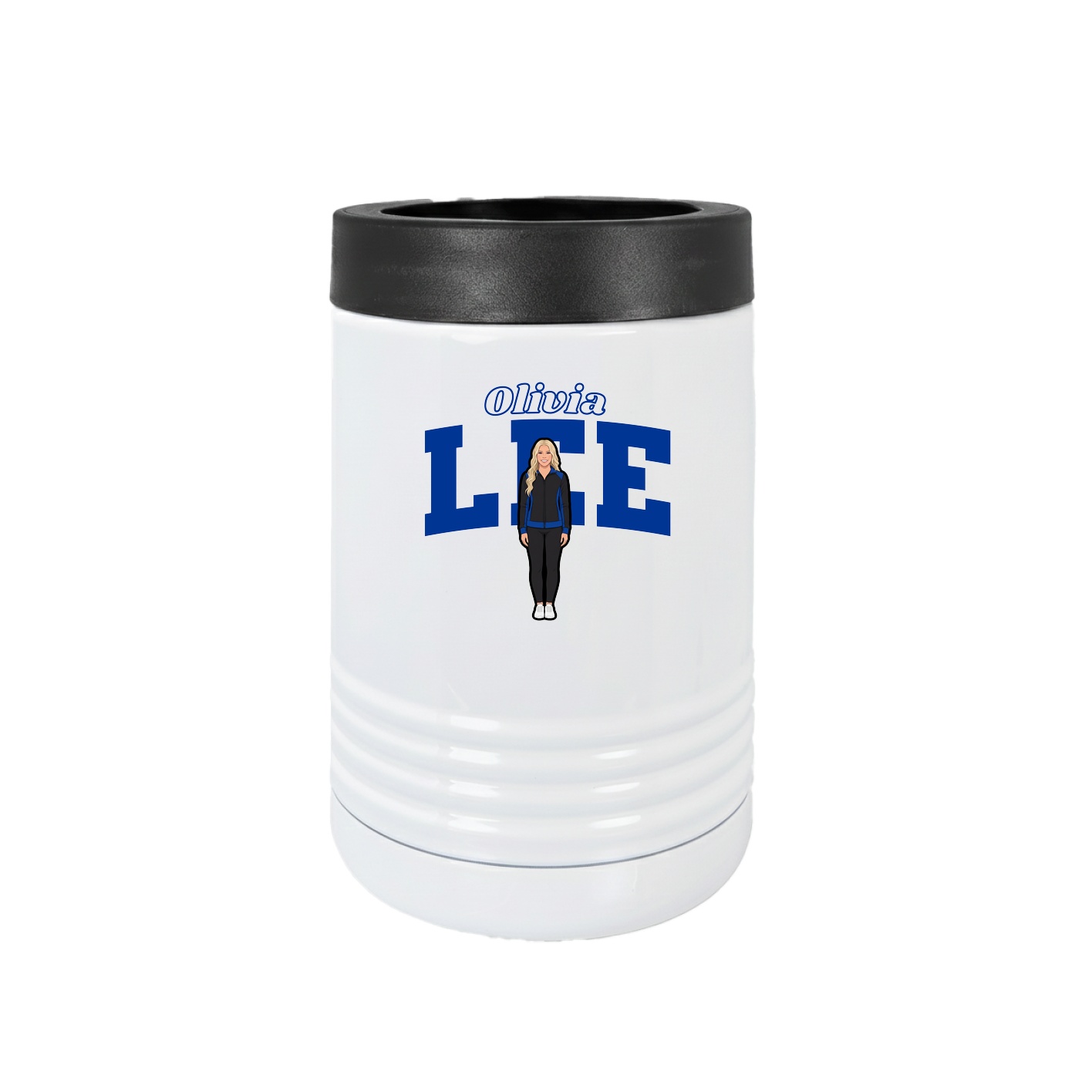 Beverage Holder — Name Arch in White