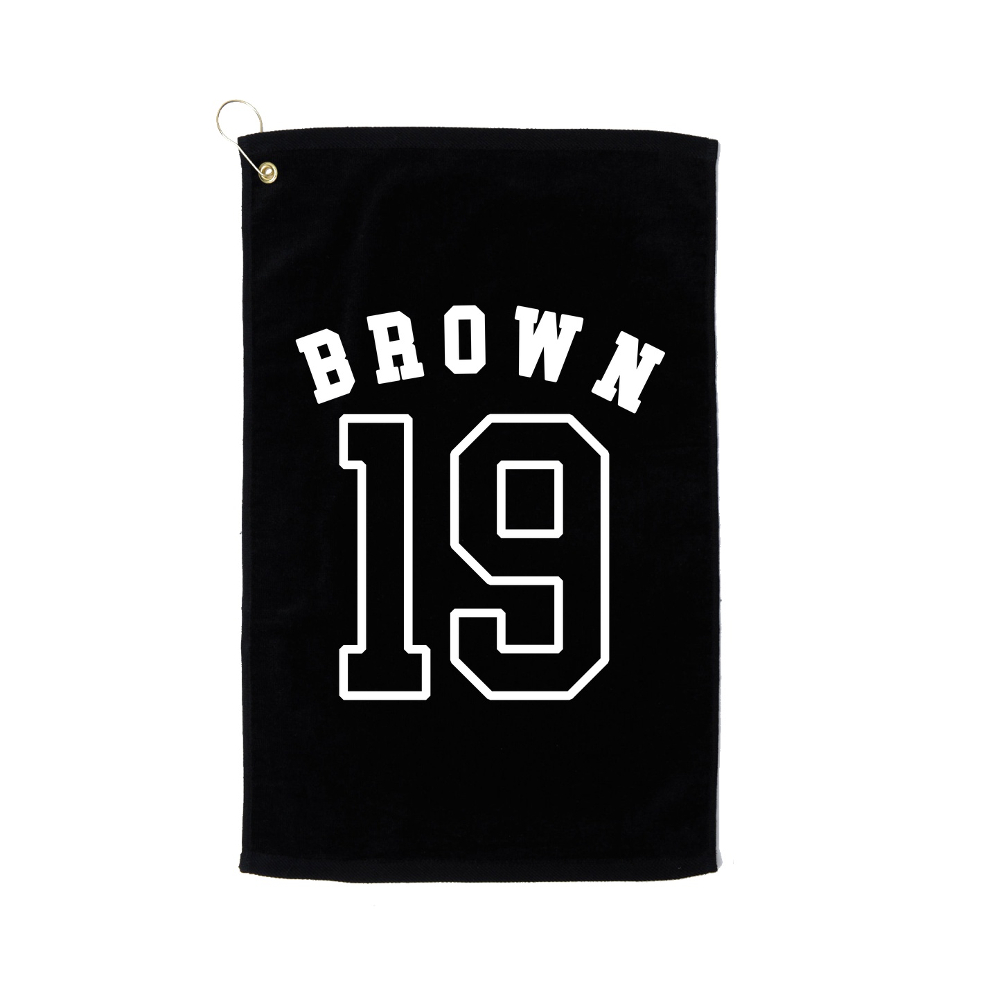 Golf Towel — Shirsey Arch in Black
