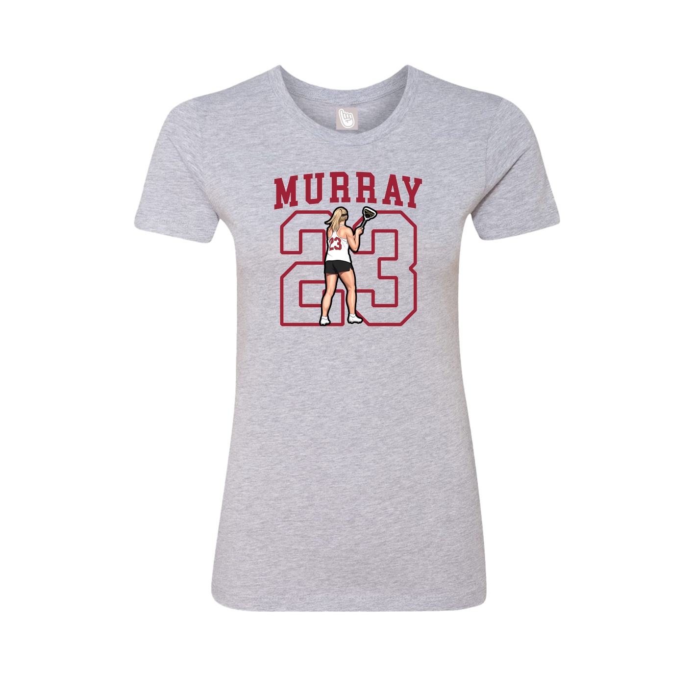 Fitted Women's Tee — Shirsey in Grey