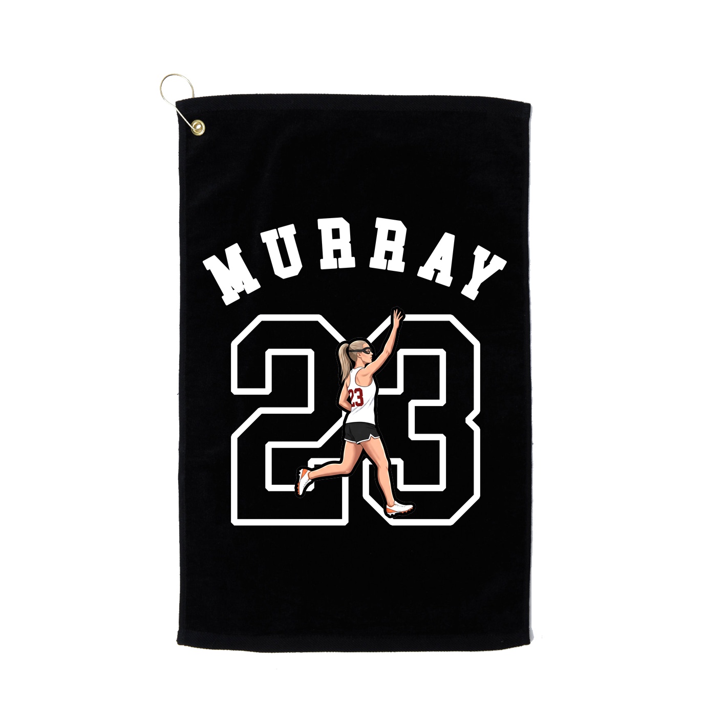 Golf Towel — Shirsey Arch in Black