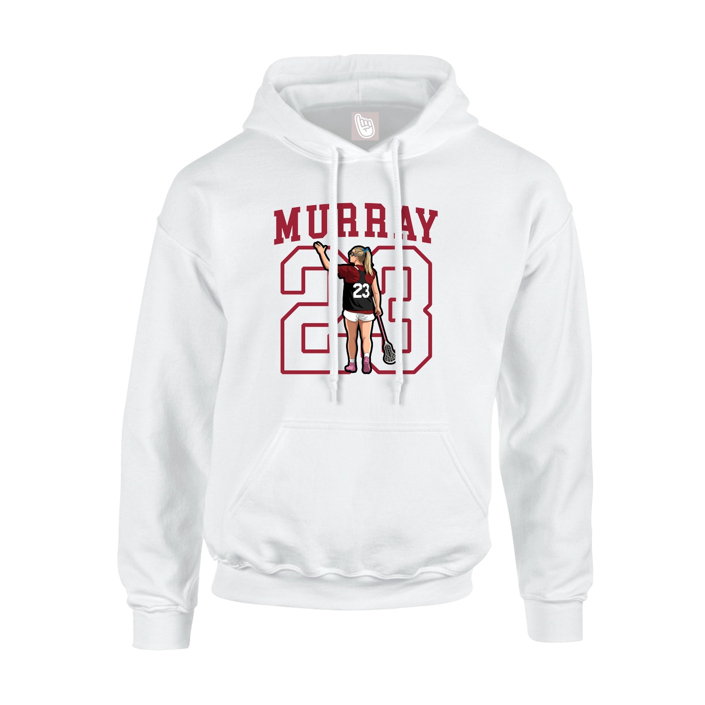 Hoodie — Shirsey in White