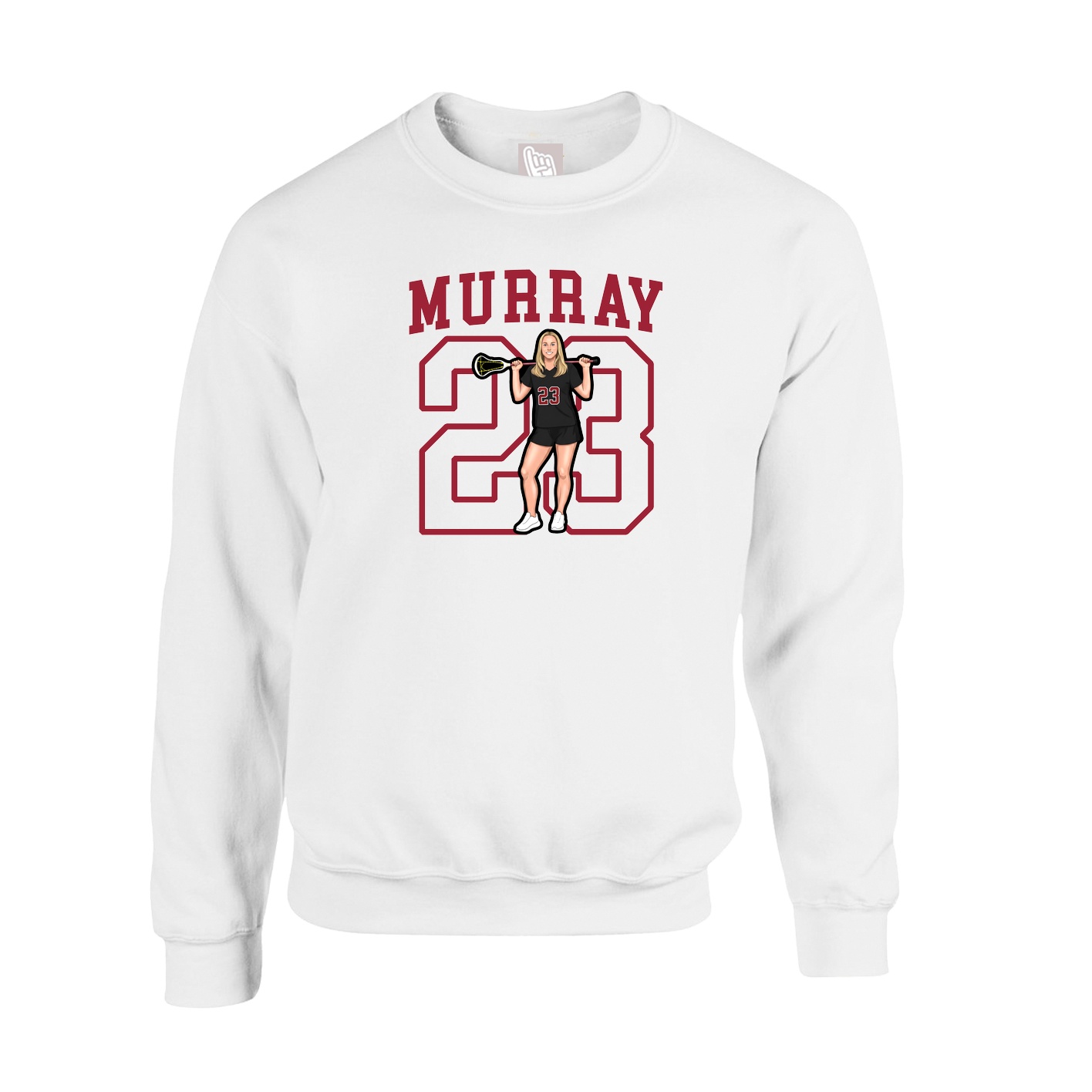 Fleece Crew — Shirsey in White