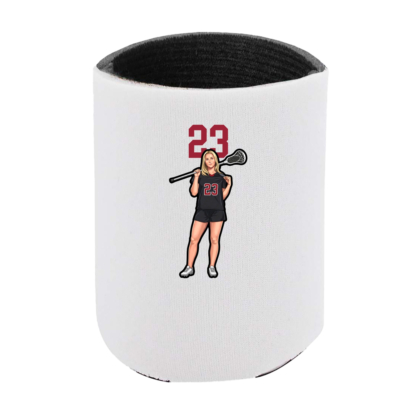 Can Holder — Number Top in White