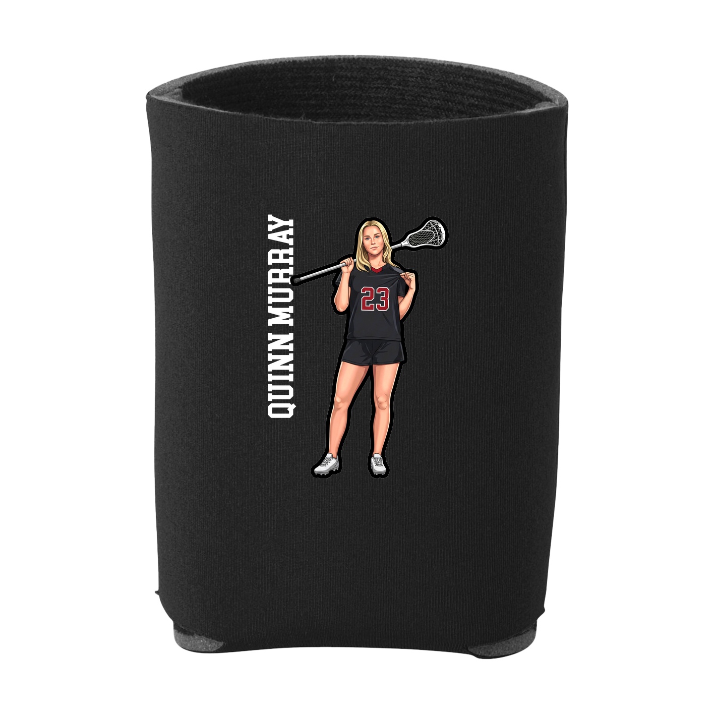Can Holder — Name Vertical in Black