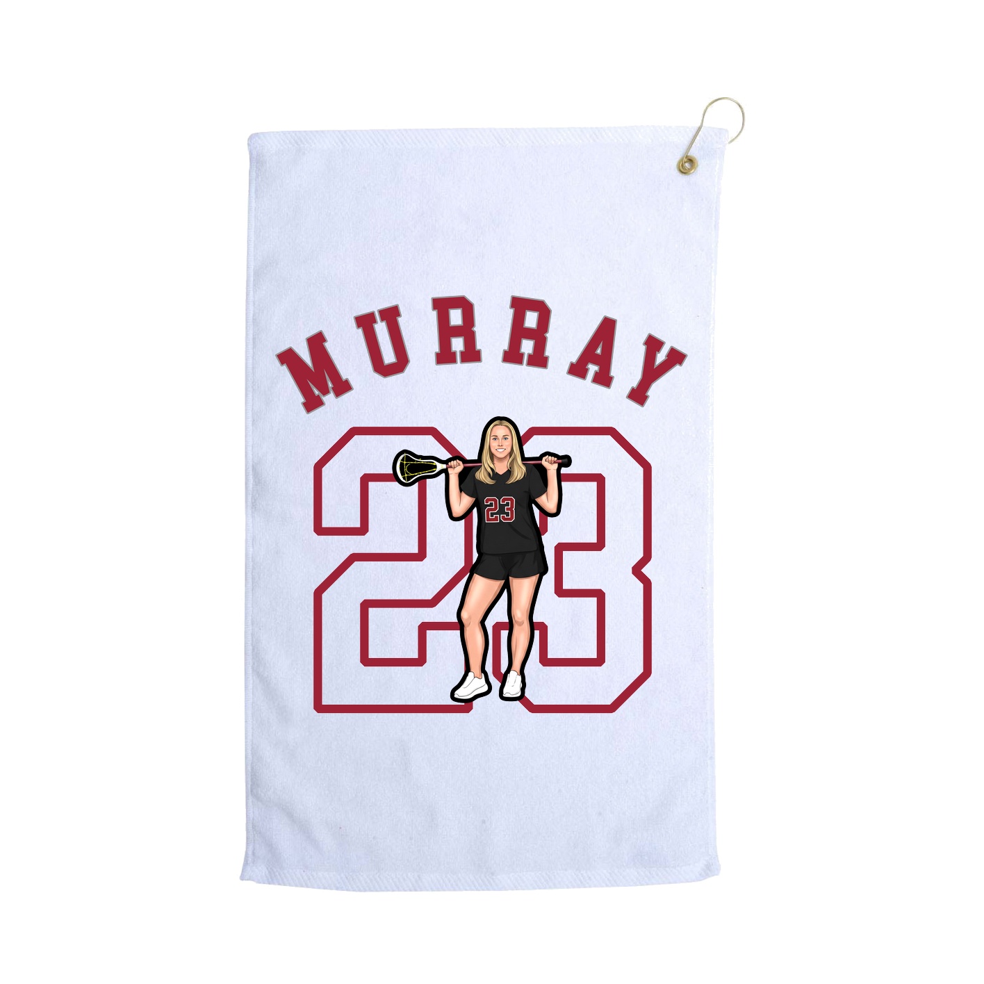 Golf Towel — Shirsey Arch in White
