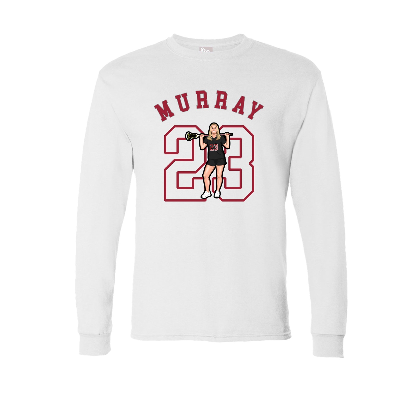 Long Sleeve Tee — Shirsey Arch in White
