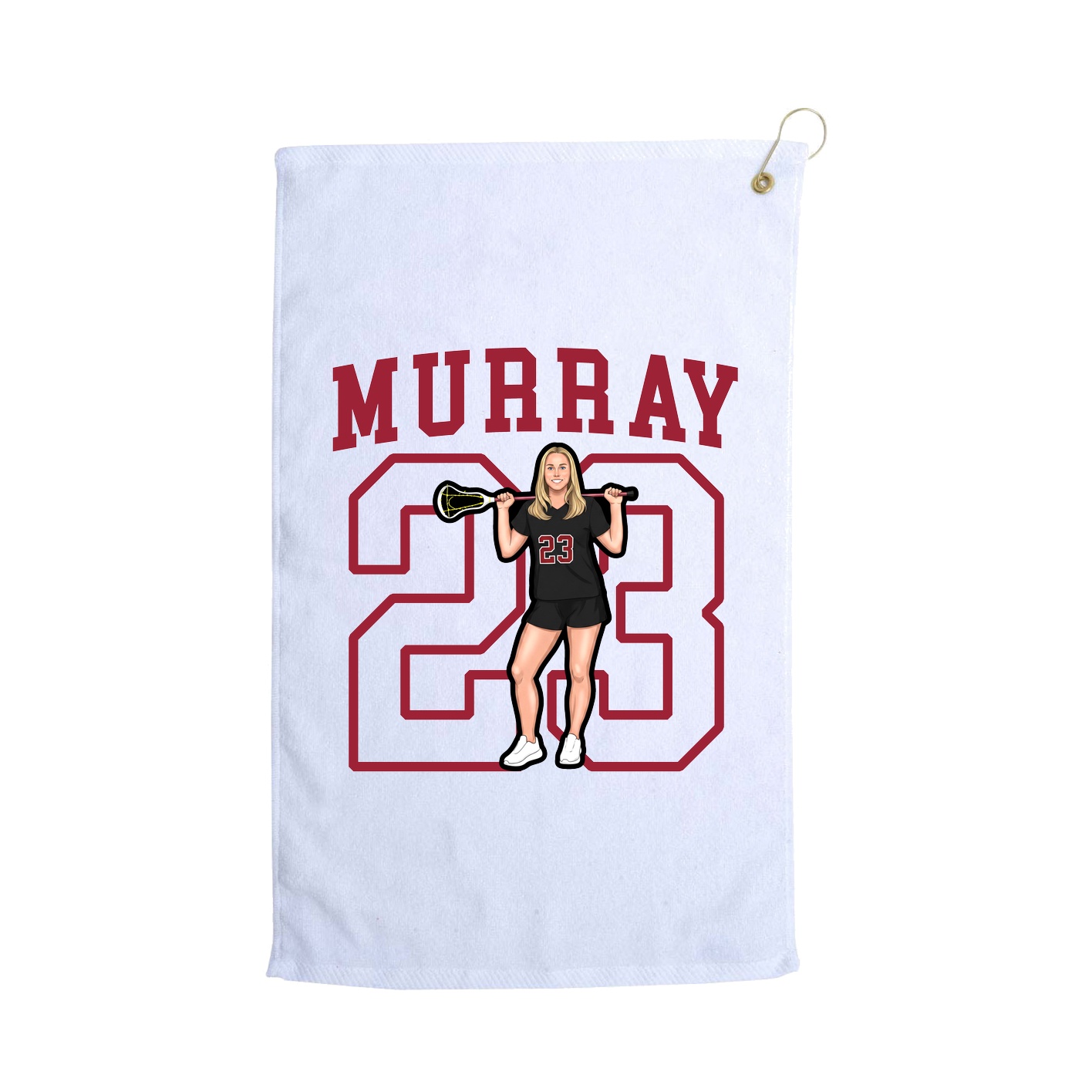 Golf Towel — Shirsey in White