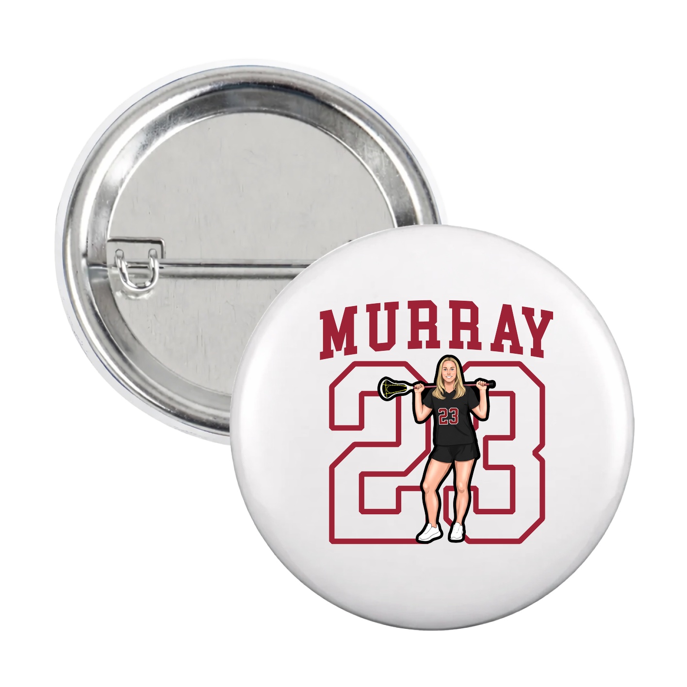 Game Day Button — Shirsey in White