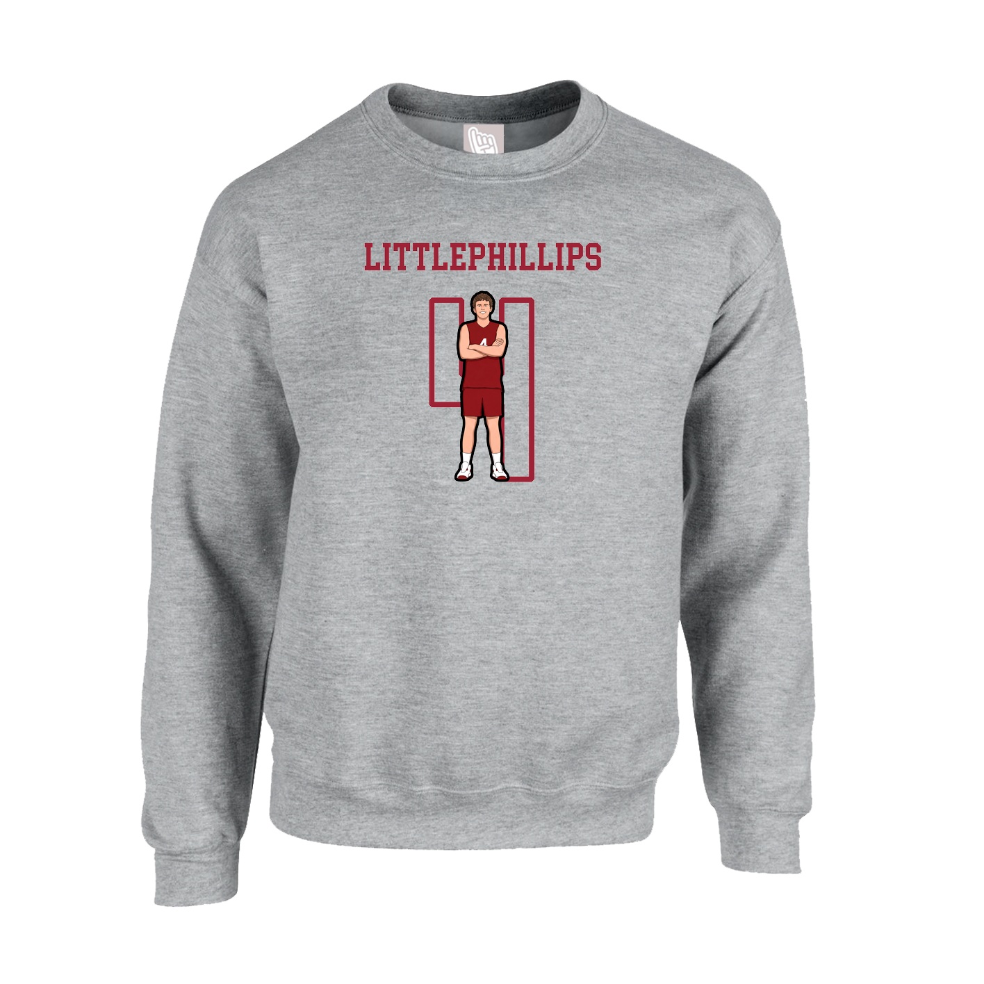 Fleece Crew — Shirsey in Grey
