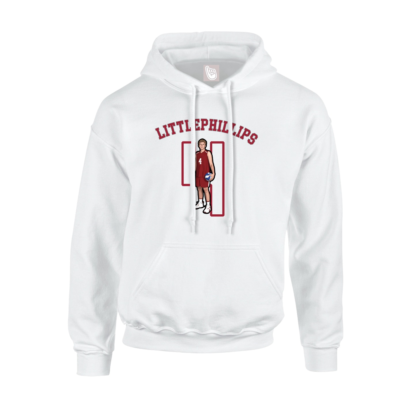 Hoodie — Shirsey Arch in White