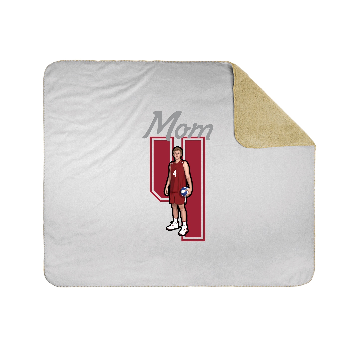 Throw Blanket — Mothers Day Shirsey in White