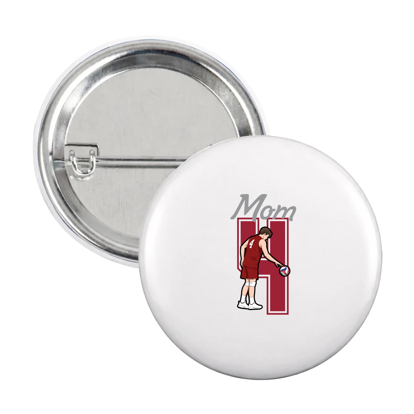 Game Day Button — Mothers Day Shirsey in White