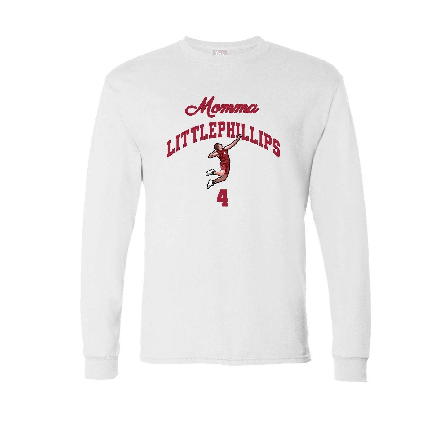 Long Sleeve Tee — Mothers Day Arch in White