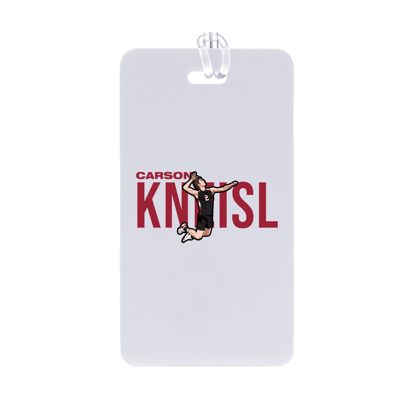 Bag Tag — Player Name in Classic