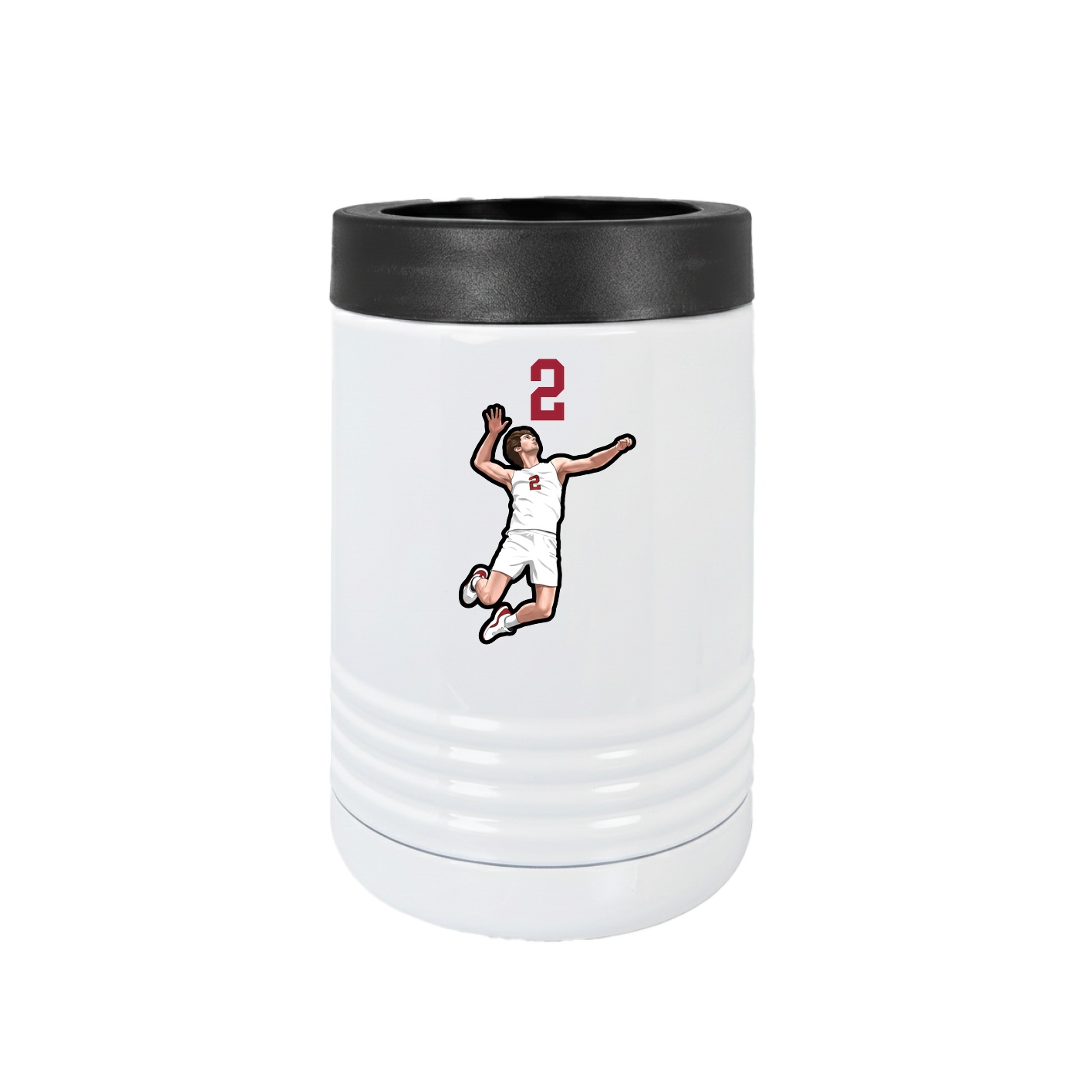 Beverage Holder — Number Top in White