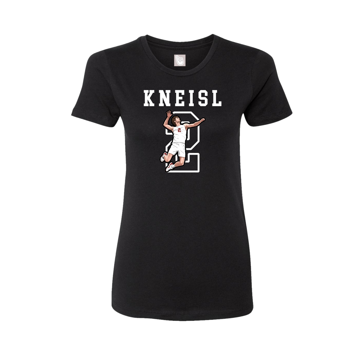 Fitted Women's Tee — Shirsey in Black