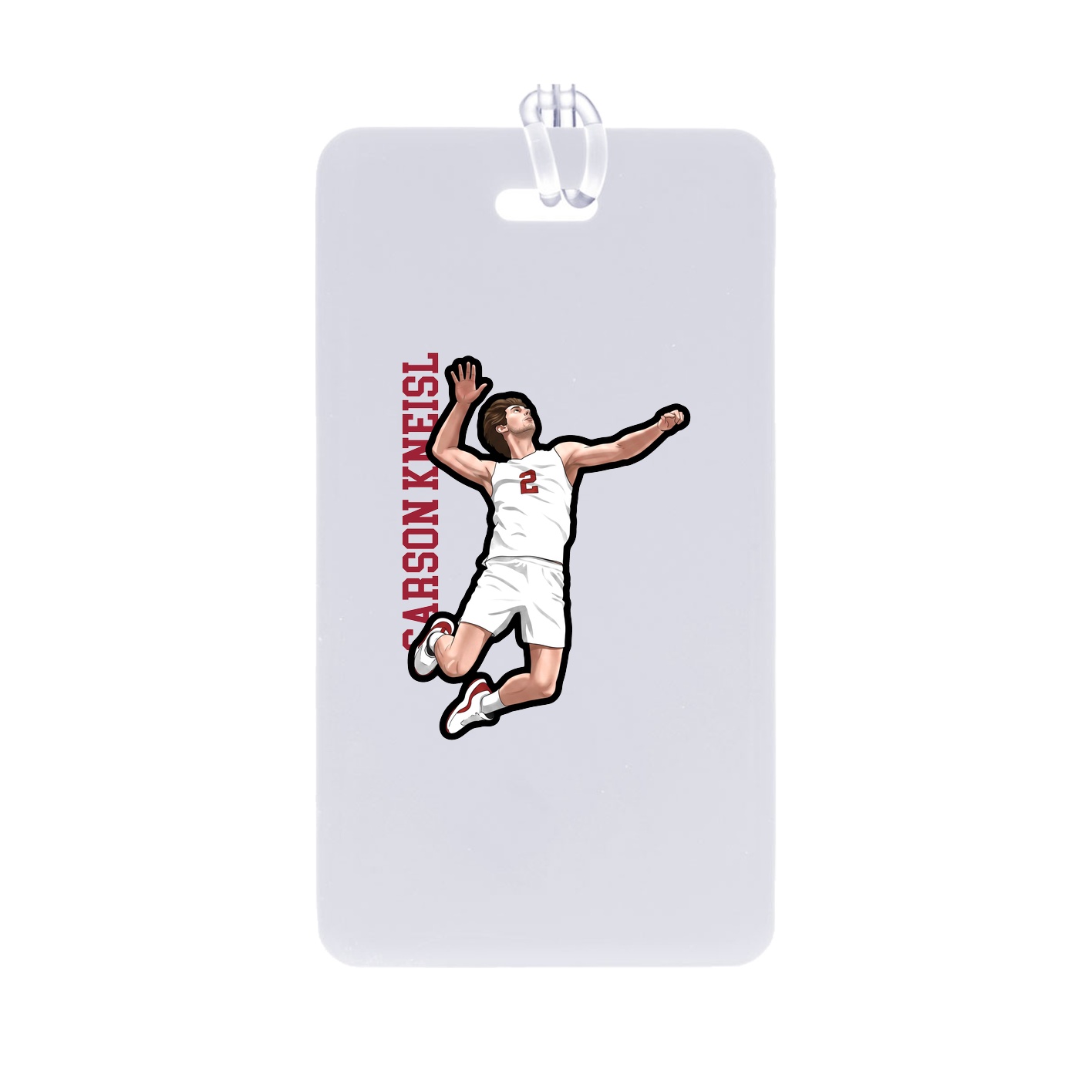 Bag Tag — Name Vertical in Classic