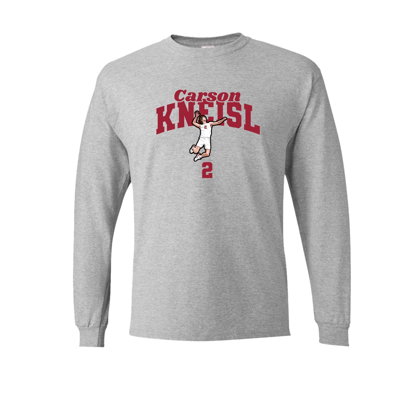 Long Sleeve Tee — Signature Arch in Grey