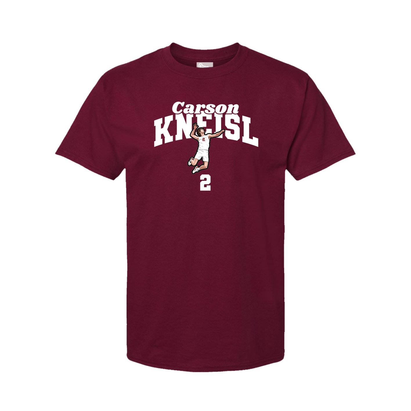 Youth Tee — Signature Arch in Cardinal