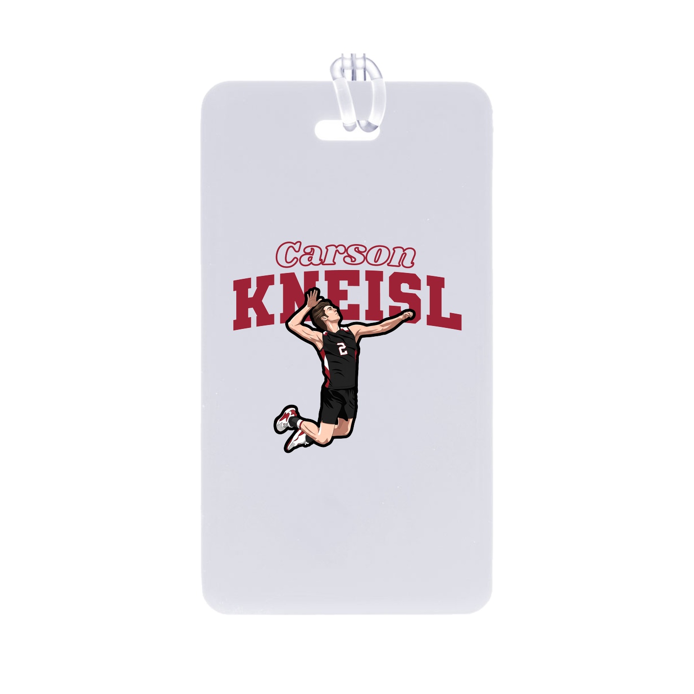 Bag Tag — Name Arch in Classic