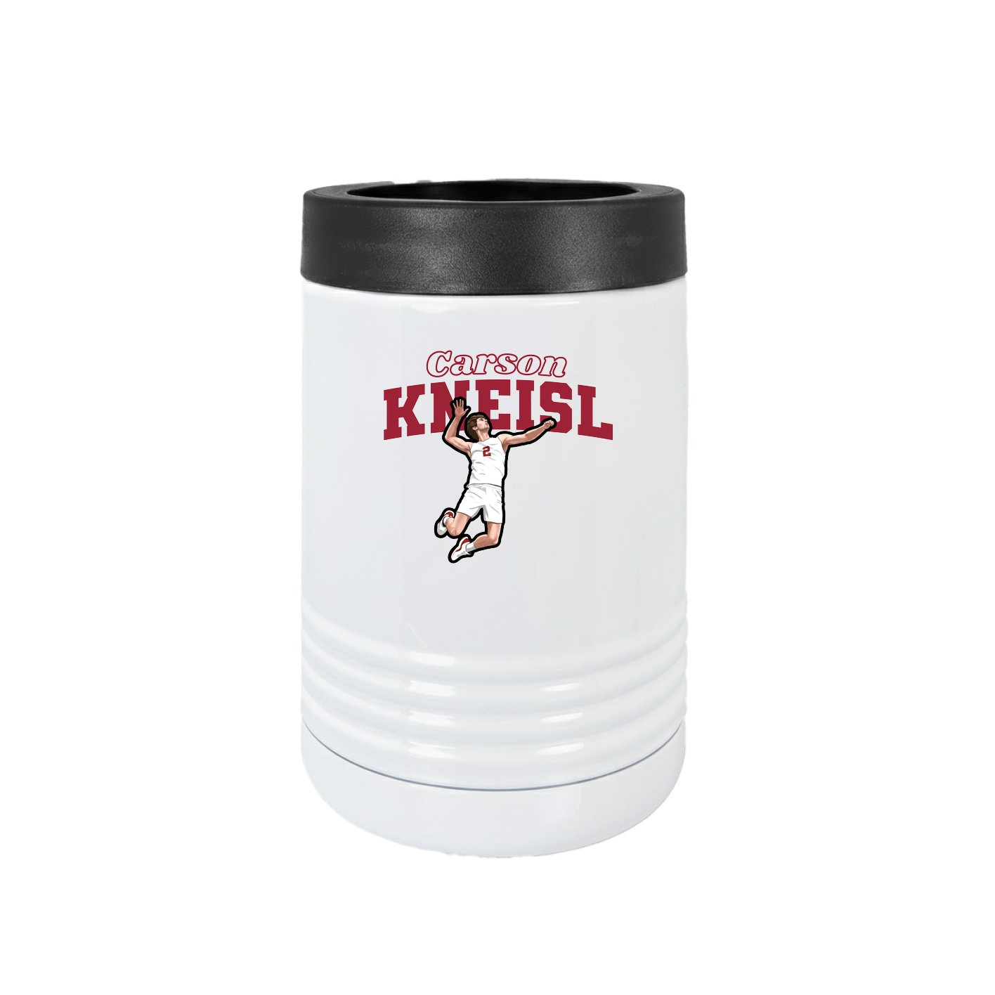 Beverage Holder — Name Arch in White