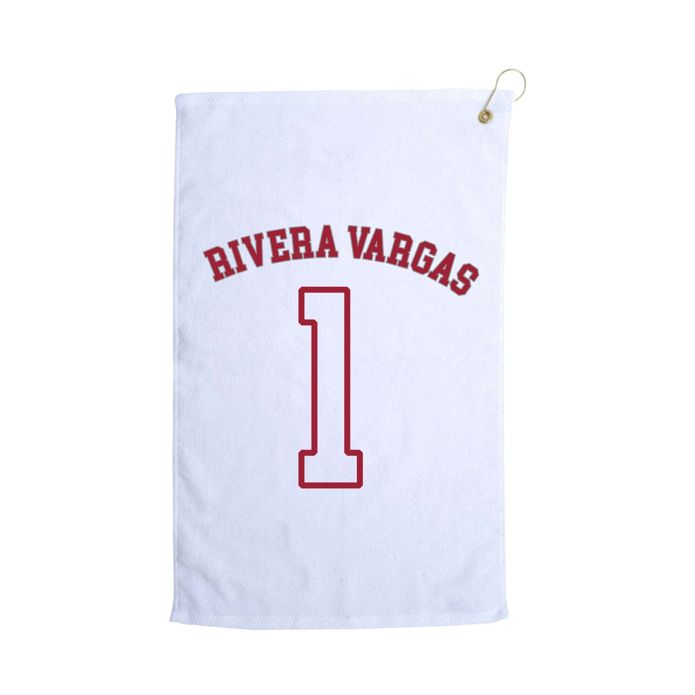 Golf Towel — Shirsey Arch in White