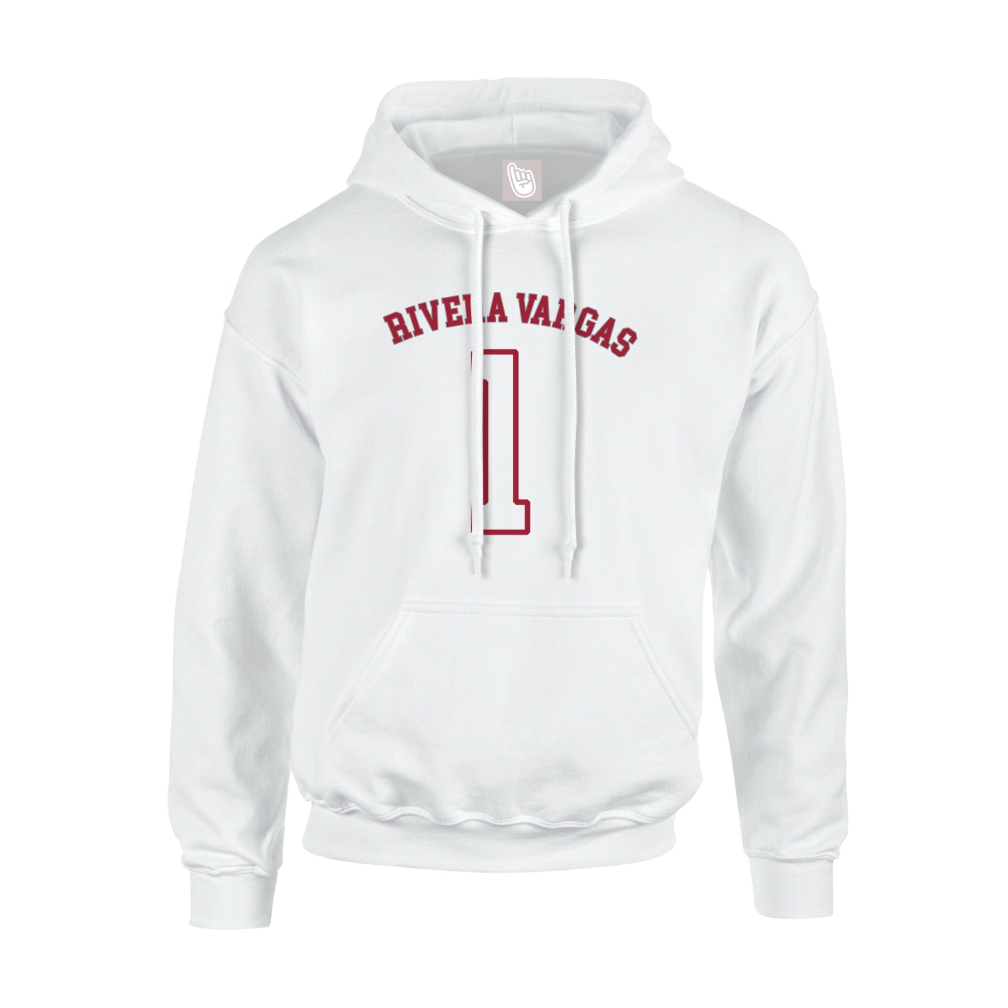 Youth Hoodie — Shirsey Arch in White