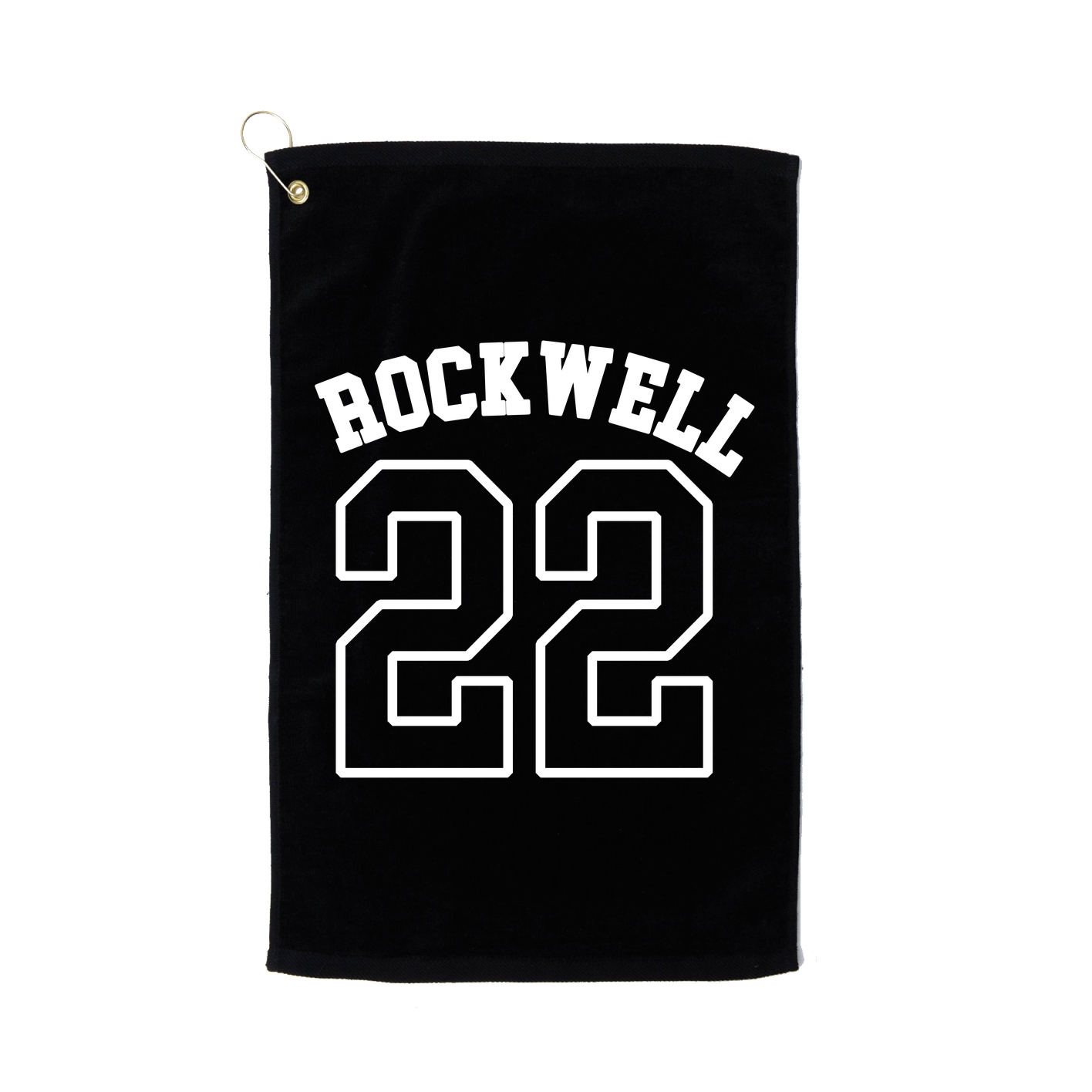 Golf Towel — Shirsey Arch in Black