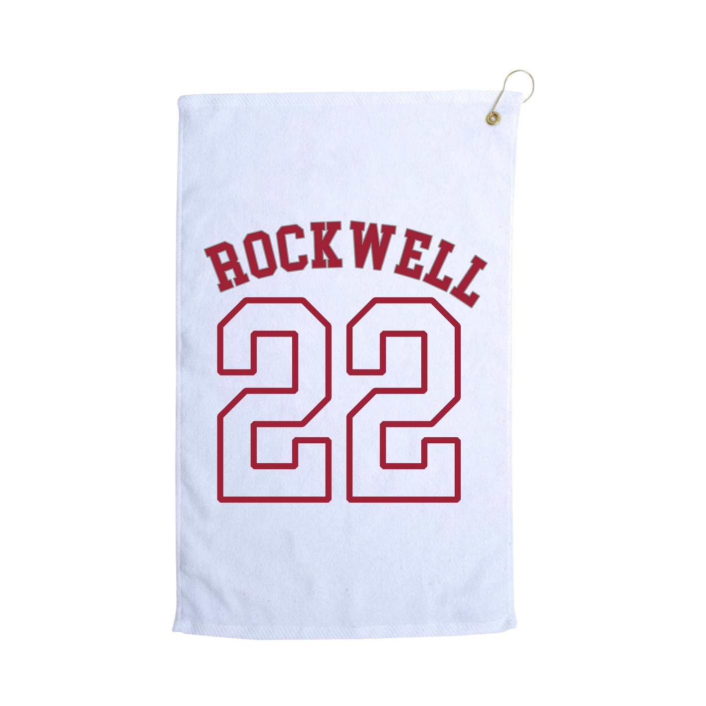 Golf Towel — Shirsey Arch in White