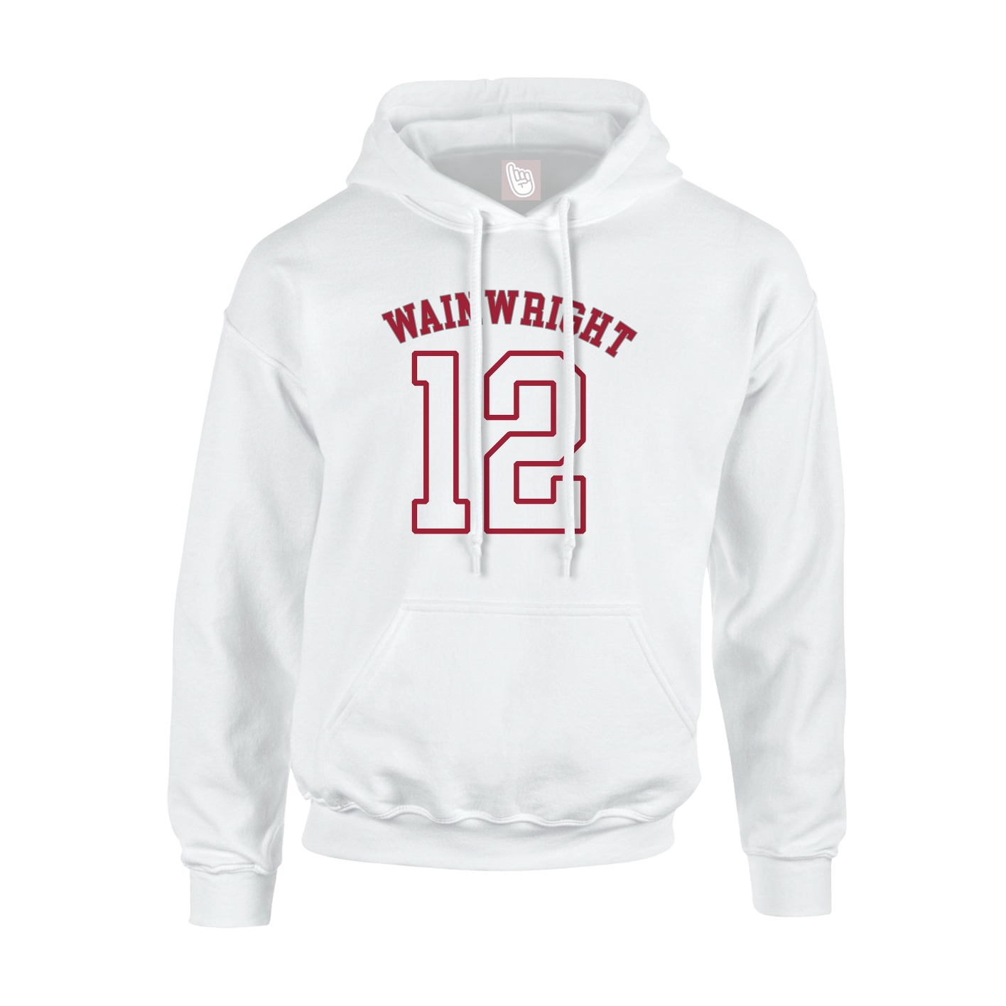 Youth Hoodie — Shirsey Arch in White