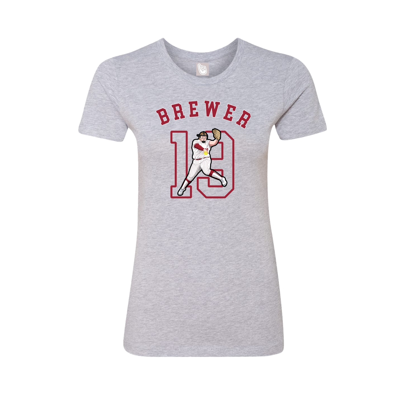Womens Tee — Shirsey Arch in Grey