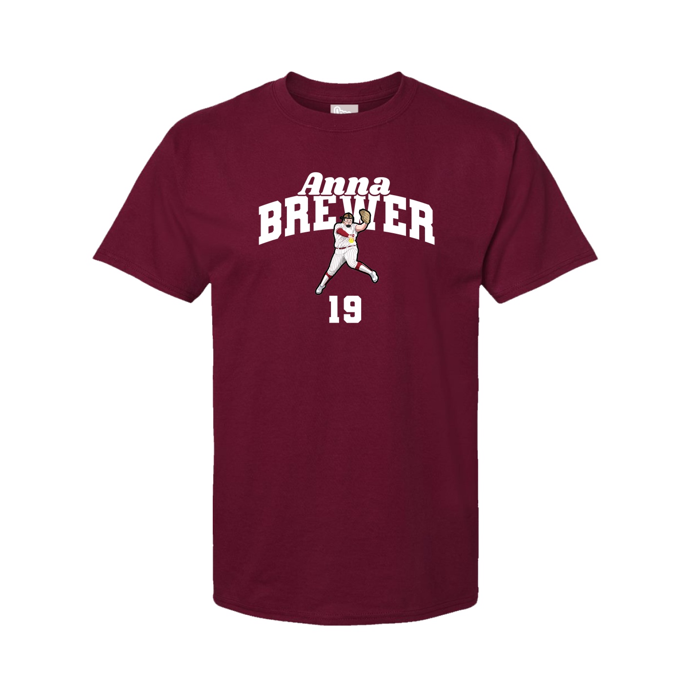 Youth Tee — Signature Arch in Cardinal