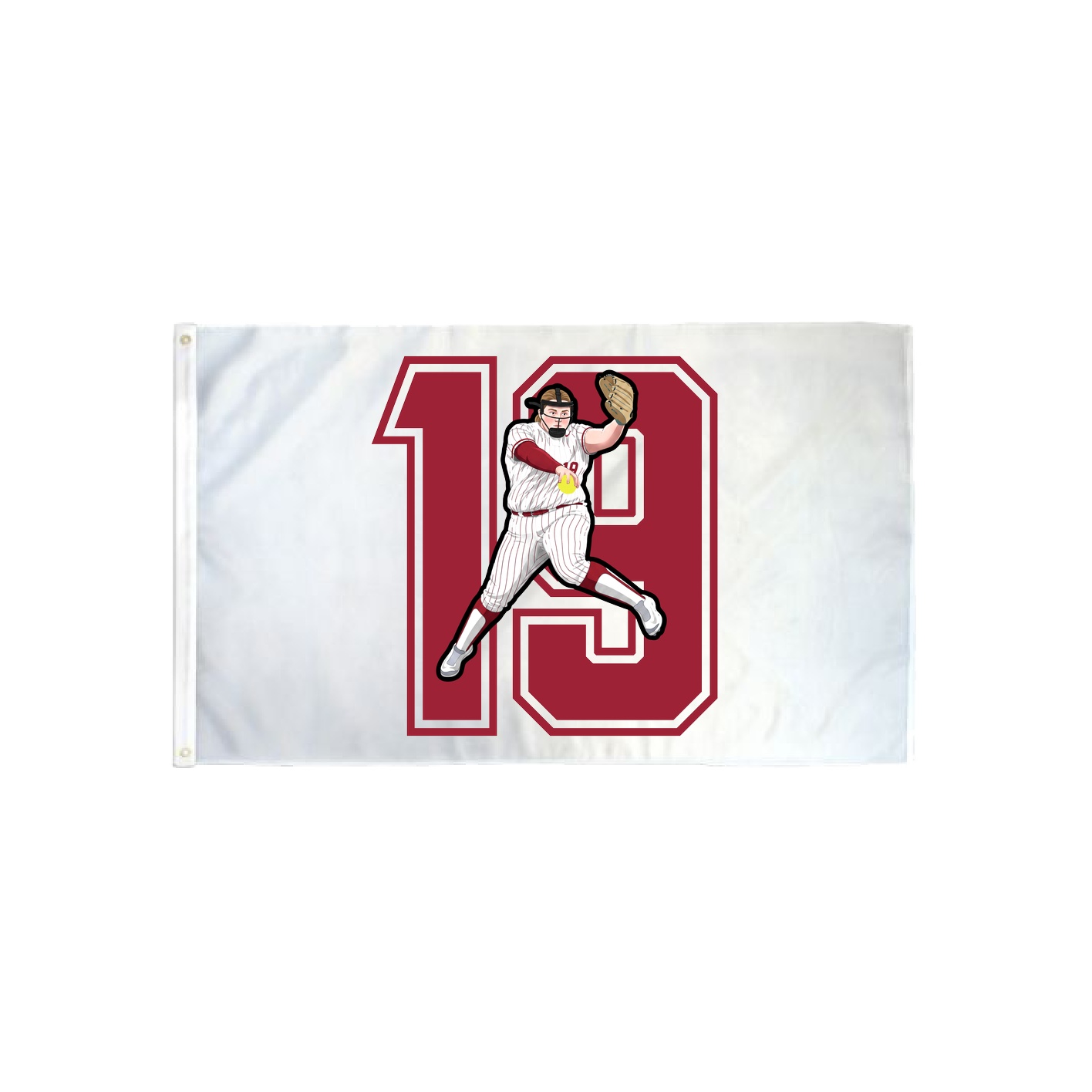 3x5 Flag — Number in Classic