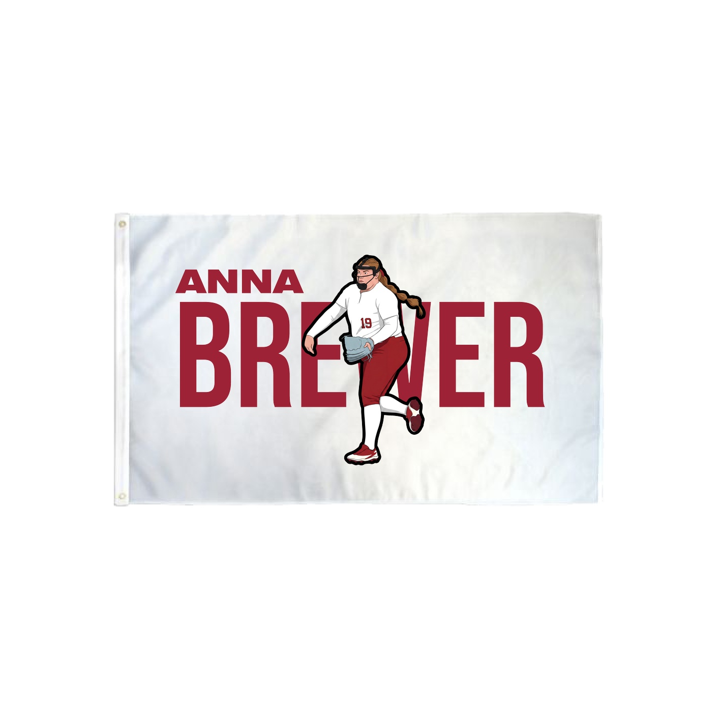 3x5 Flag — Player Name in Classic