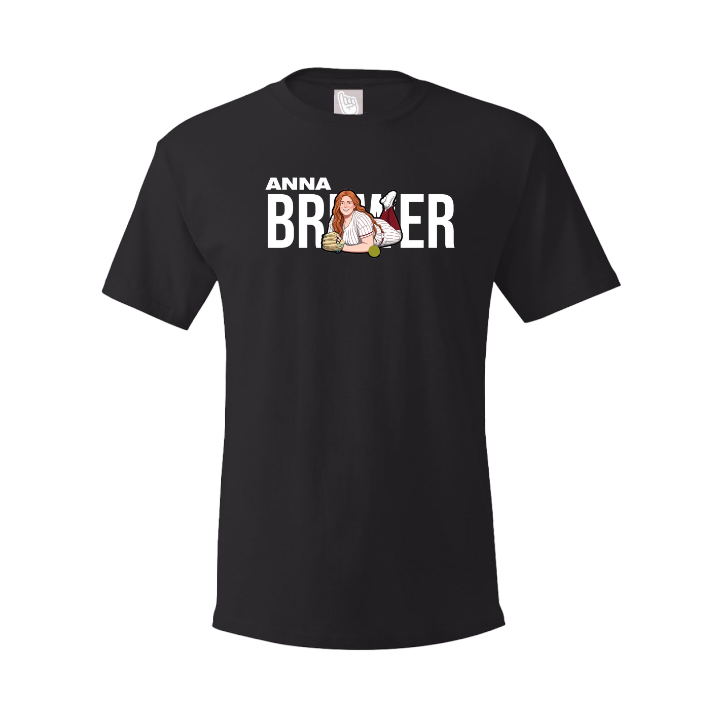 Youth Tee — Player Name in Black