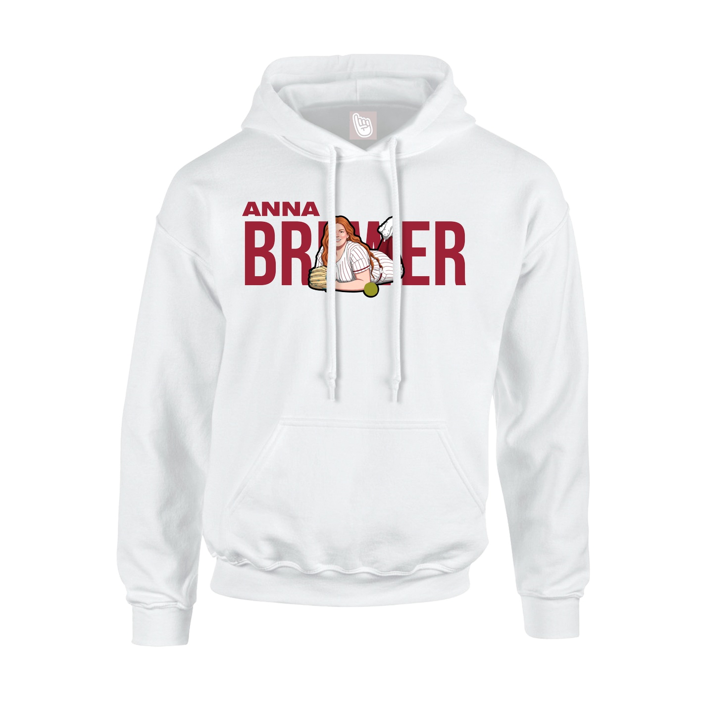 Hoodie — Player Name in White
