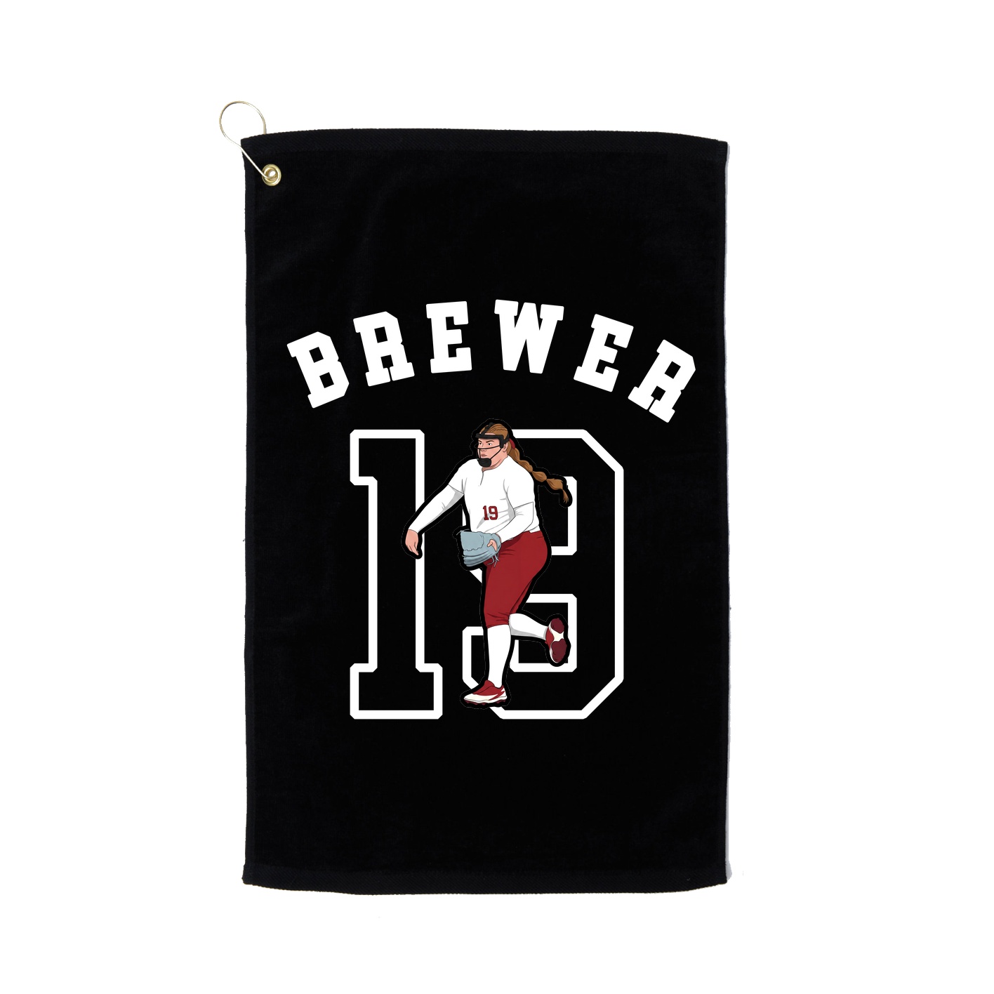 Golf Towel — Shirsey Arch in Black