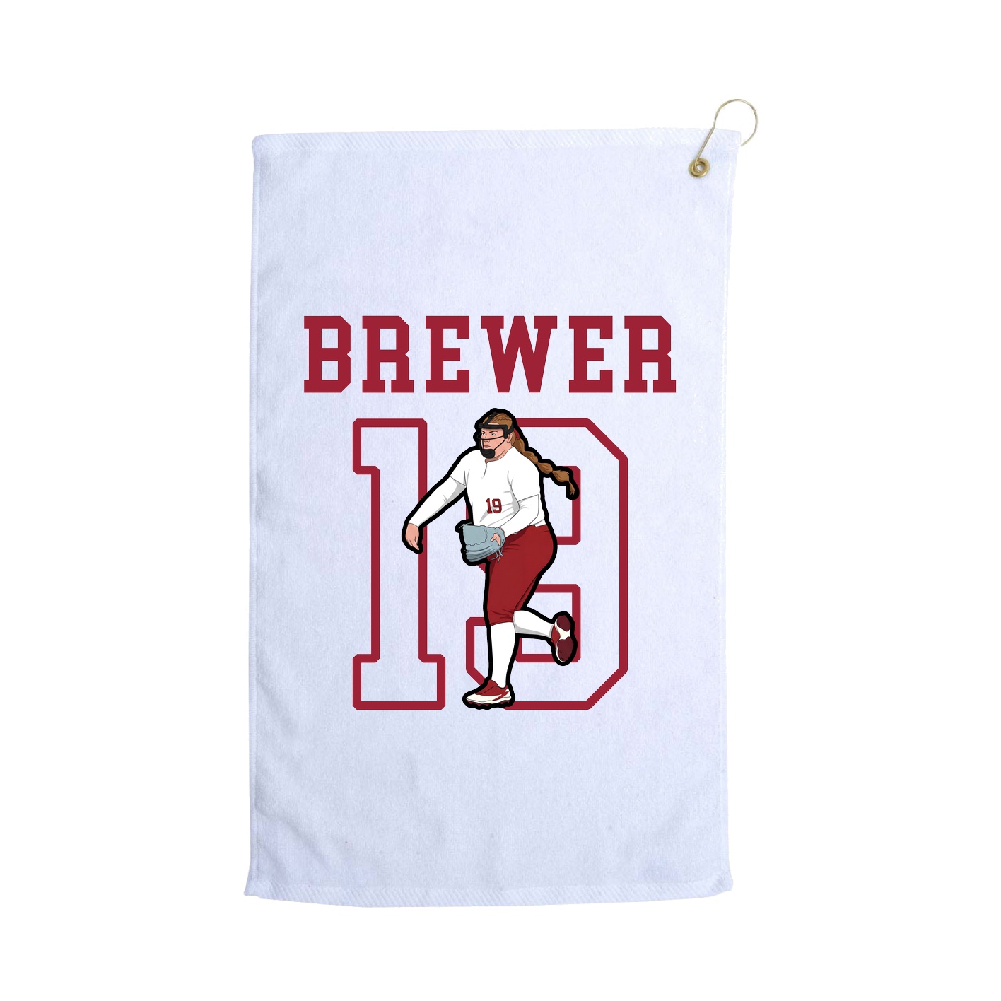 Golf Towel — Shirsey in White