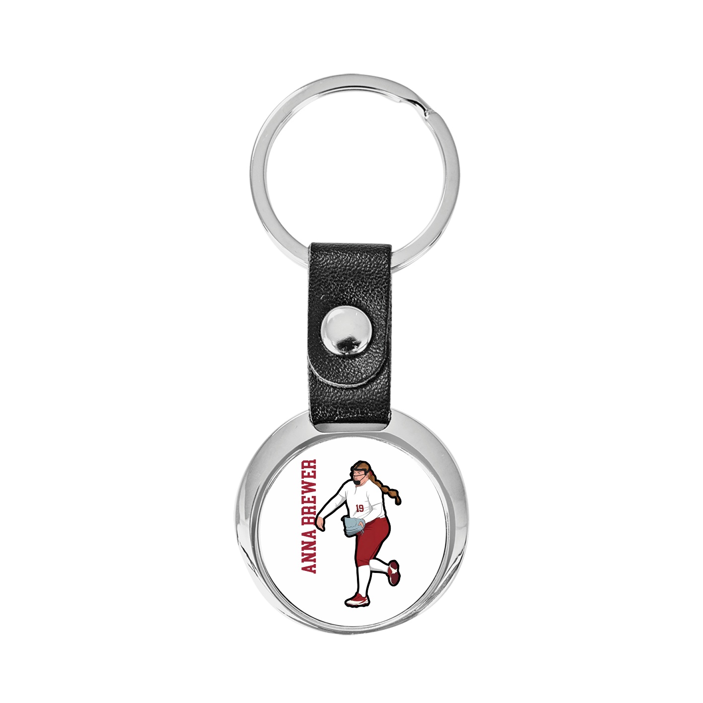 Key Chain — Name Vertical in Classic