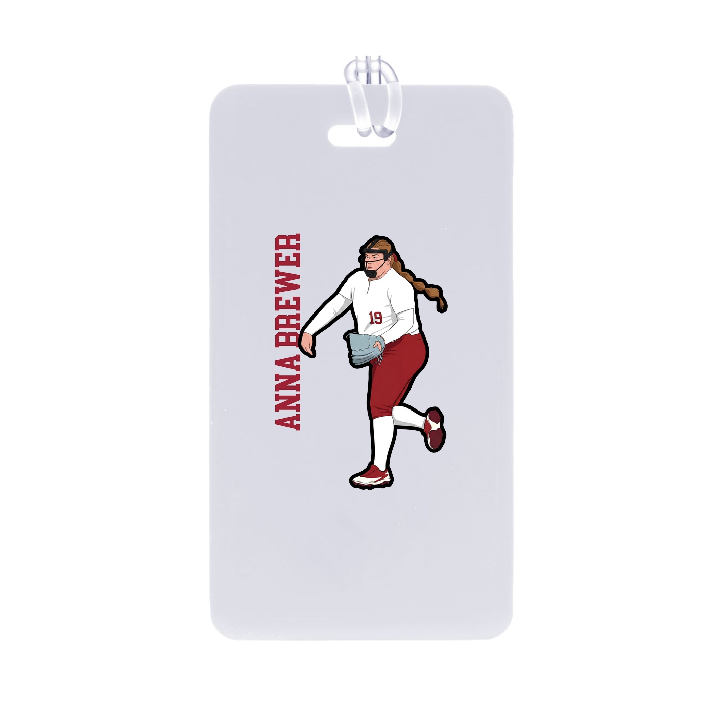Bag Tag — Name Vertical in Classic