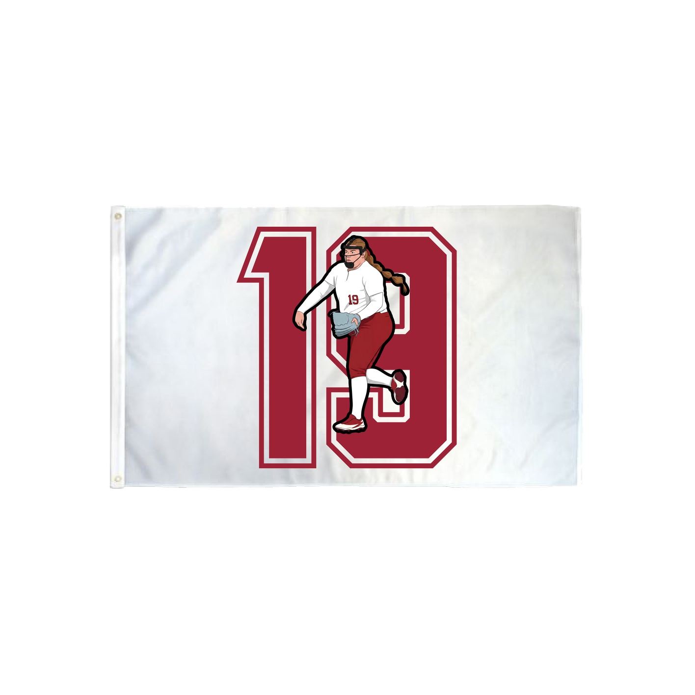 3x5 Flag — Number in Classic