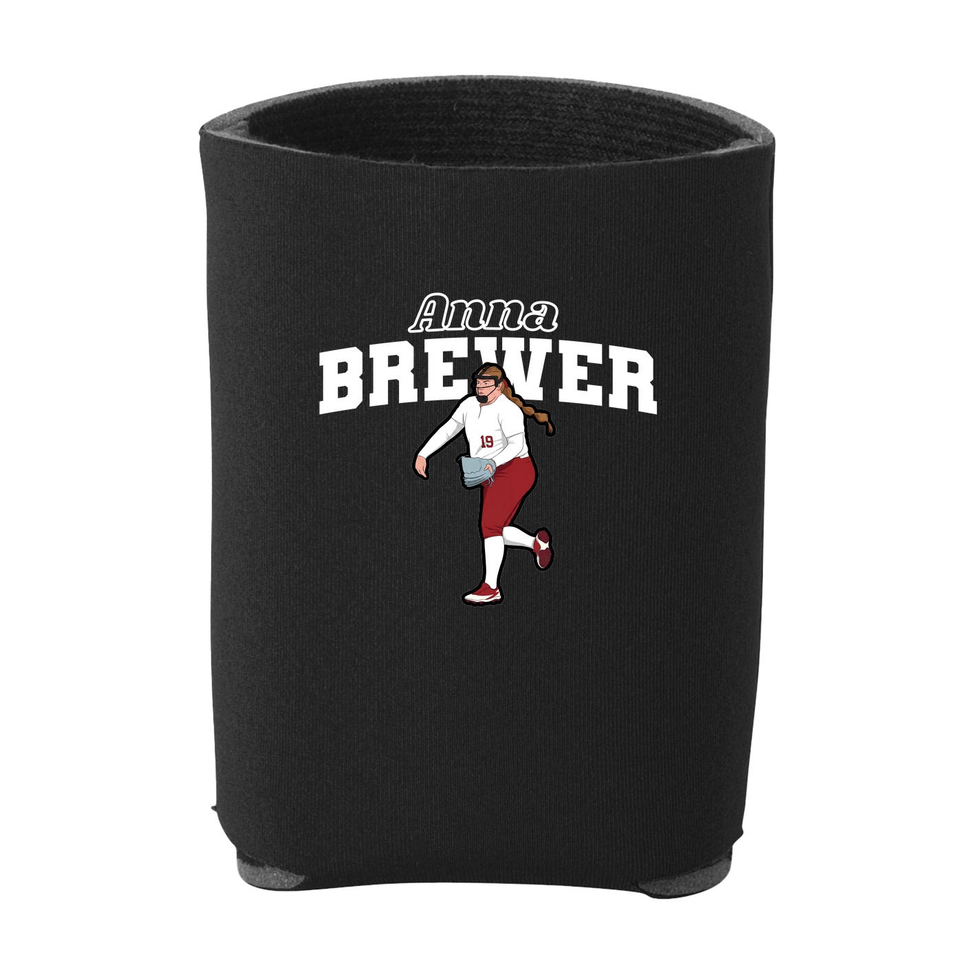 Can Holder — Name Arch in Black