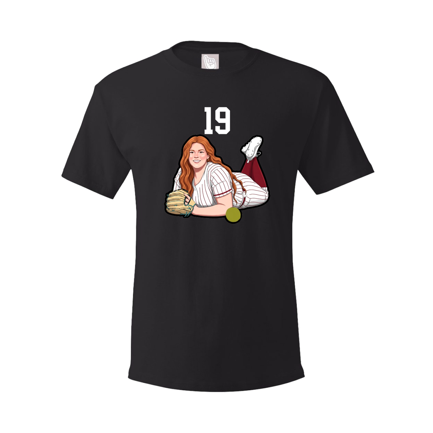 Tee — Number Top in Black