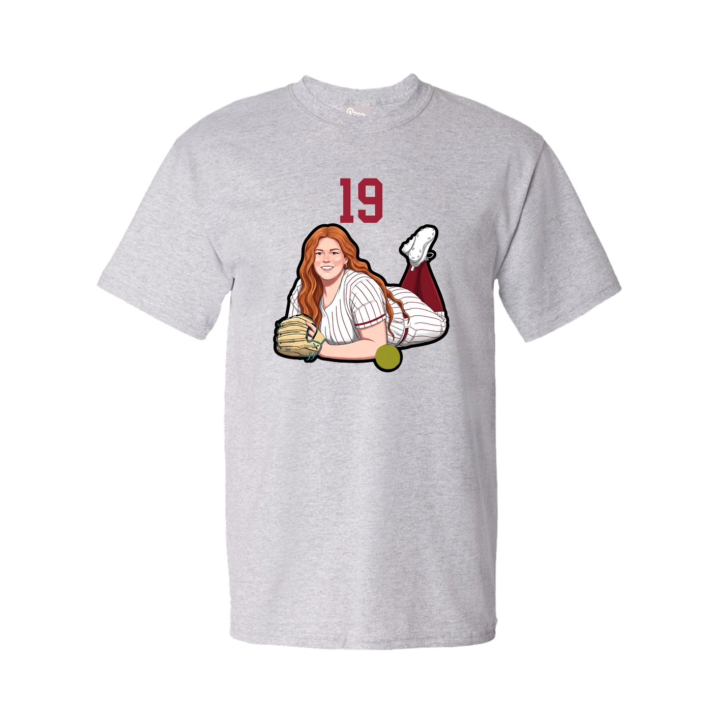 Tee — Number Top in Grey