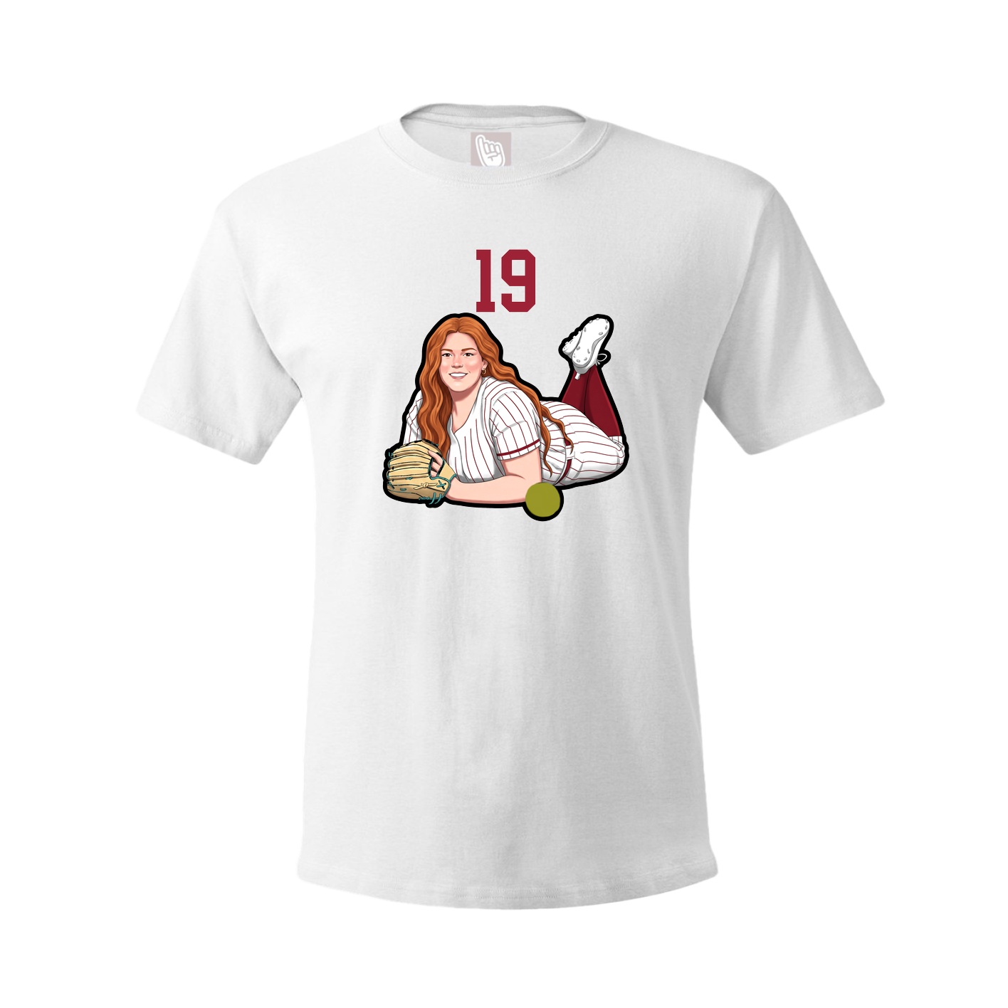Tee — Number Top in White