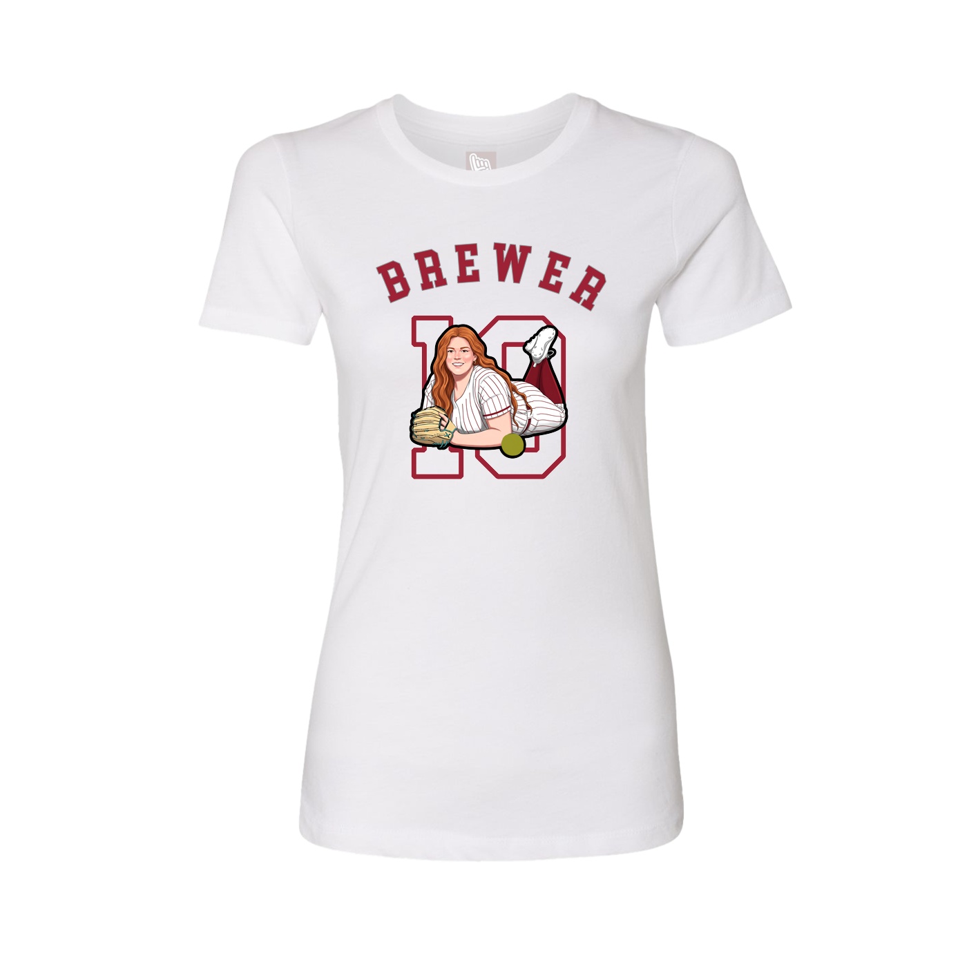 Womens Tee — Shirsey Arch in White