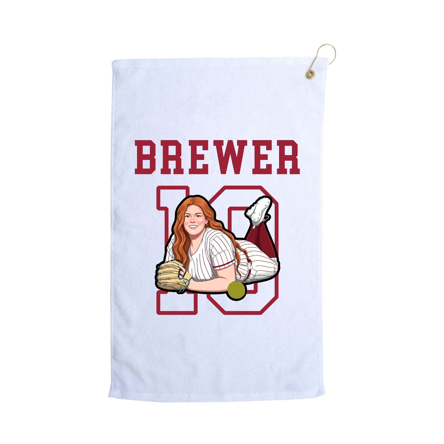 Golf Towel — Shirsey in White