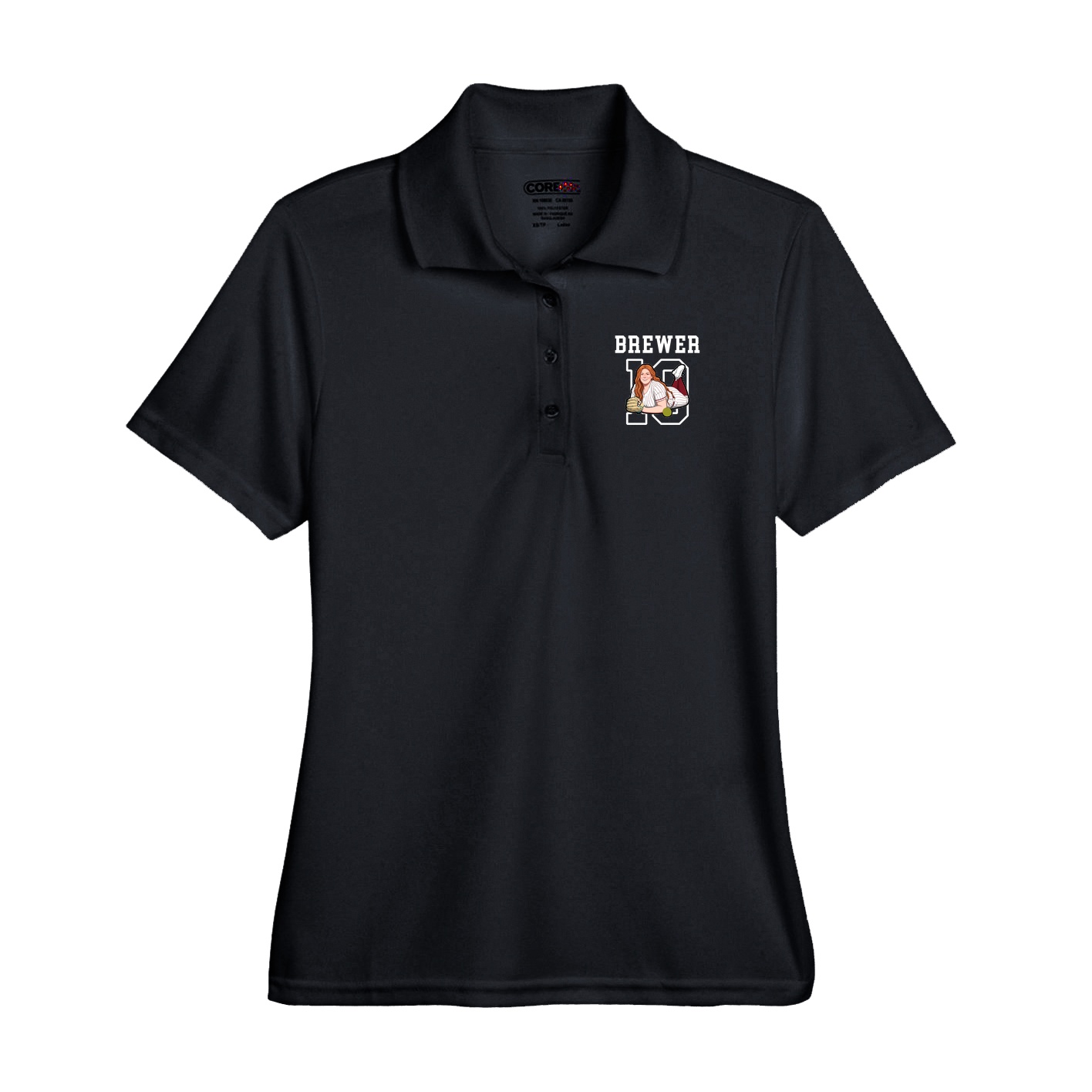 Performance Polo — Shirsey in Black