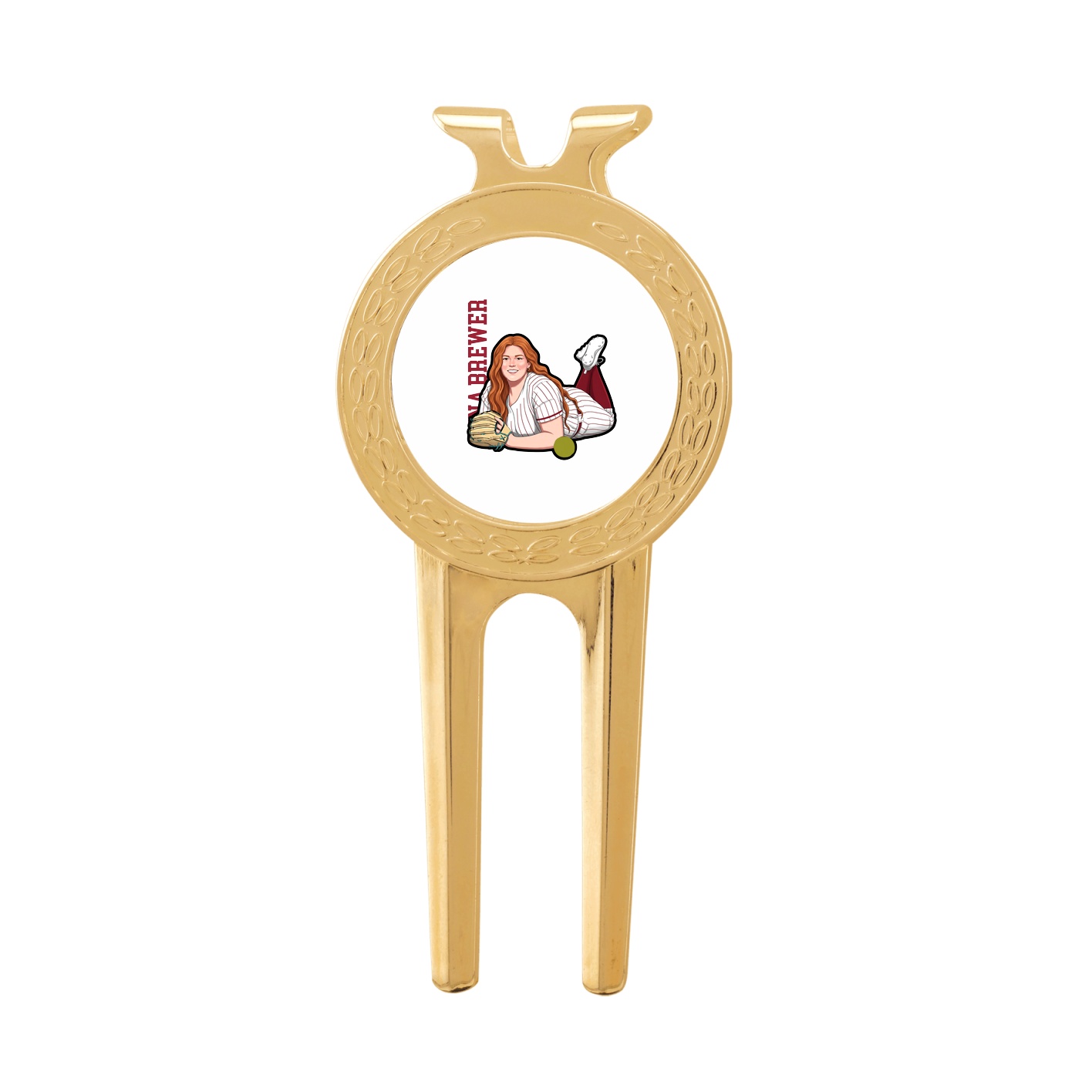 Divot Tool with Ball Marker — Name Vertical in Classic