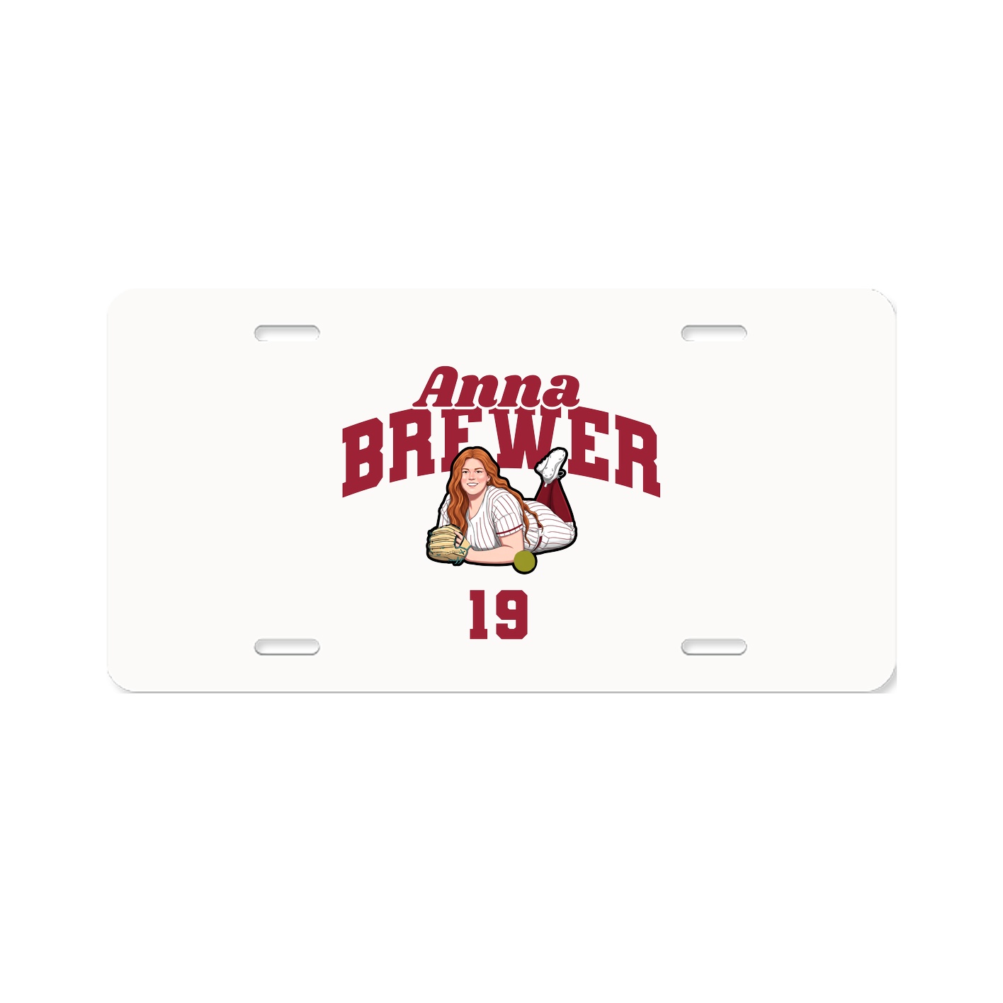 License Plate — Signature Arch in Classic